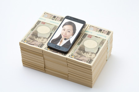WAD and Smartphoneの写真素材