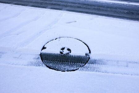 The manholeの写真素材