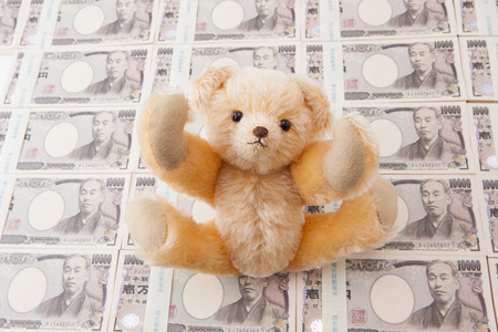WAD and teddy bearの写真素材