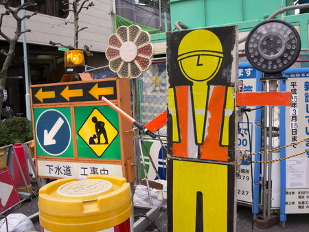 Road construction sites