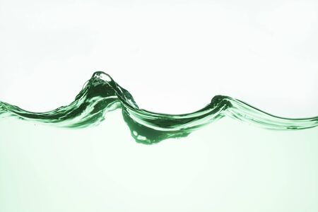 Cross section of the surface of the waterの写真素材