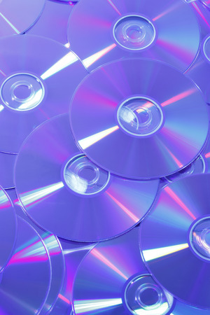 A lot of DVDの写真素材