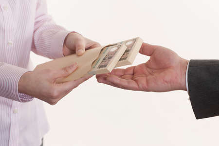 Woman with a pay packet