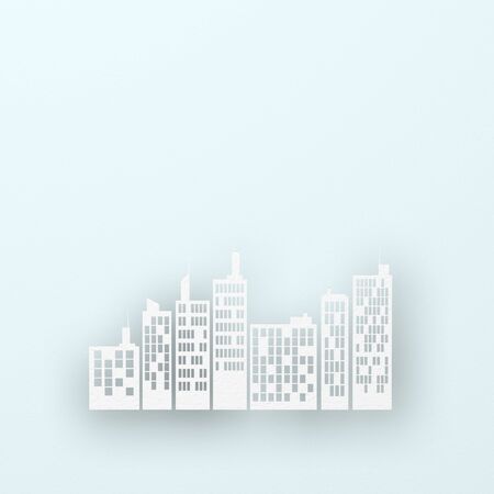 Paper townの写真素材