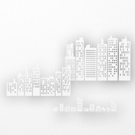 Paper townの写真素材