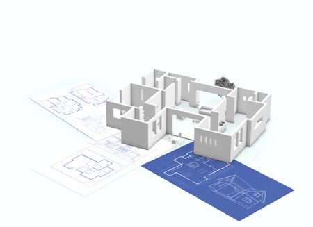 Blueprint of the house