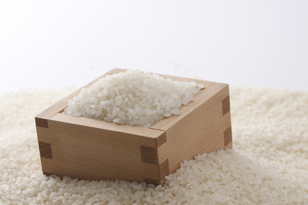 Uncooked riceの写真素材