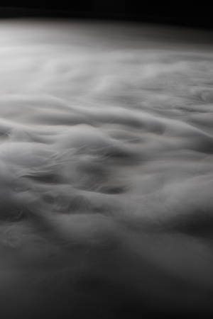 Dry ice smoke