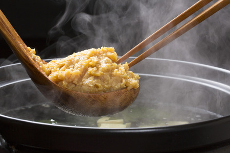 Wash rice misoの写真素材