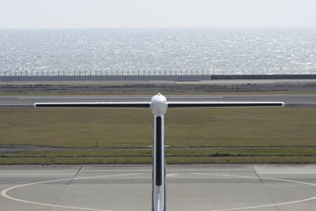 Tail of the airplaneの写真素材