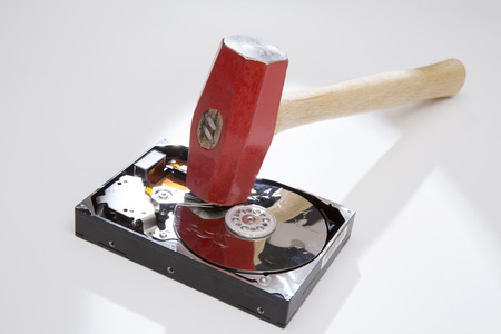 Data erasureの写真素材