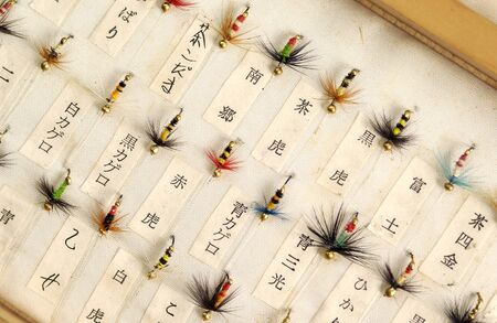 Swatches of hair needle