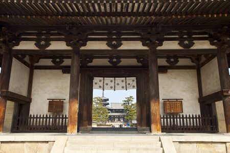 Horyuji Temple Namdaemunのeditorial素材