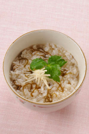 Mozuku porridgeの写真素材