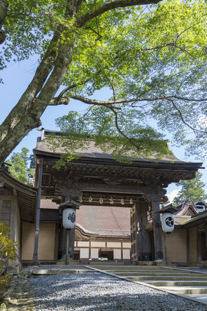 Main gate of Kongobuji Templeのeditorial素材