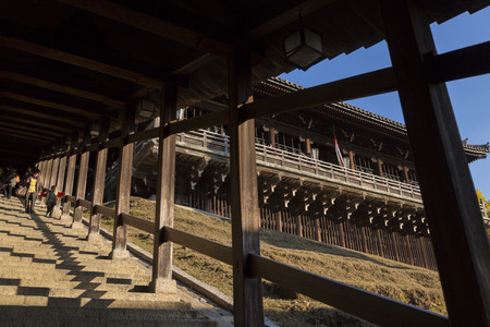 Todaiji February Hall and stairsのeditorial素材