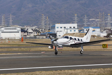 Small aircraft to take offの素材 [FY31050166717]