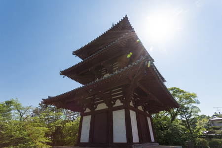 Triple tower of Horinjiのeditorial素材