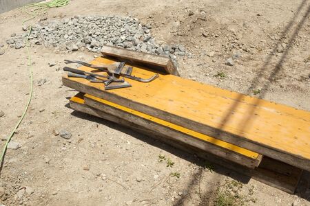 Control panel and the tool of construction site