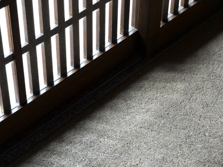 Lattice doorの写真素材