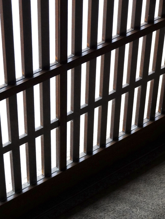 Lattice doorの写真素材