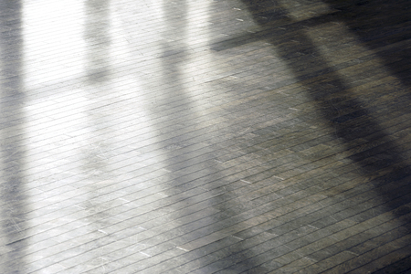 Battered hardwood floors