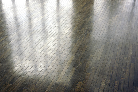 Battered hardwood floors