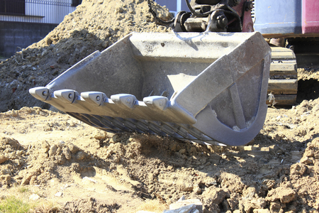 Civil engineering construction shovel