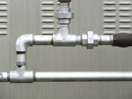 Joint of gas pipeの写真素材
