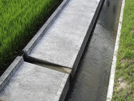 Improvement has been agriculture canalの写真素材
