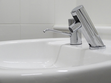 White wash basinの写真素材