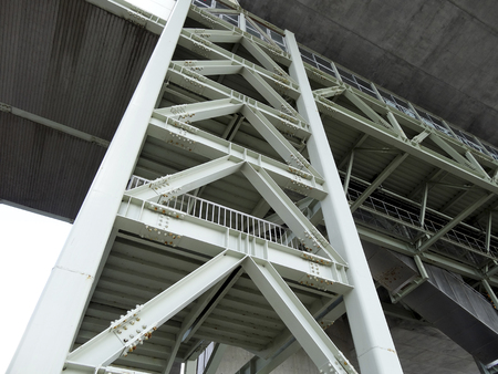 Stairs of steel