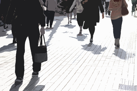 Morning commuteの写真素材