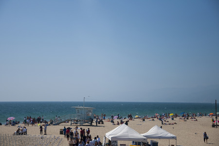 Santa Monica Beachのeditorial素材