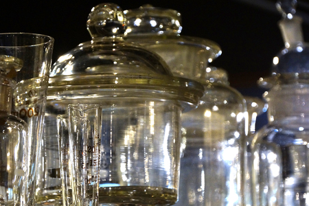 Glass tablewareの写真素材