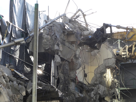 Demolition of the building