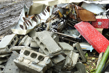 Large garbageの写真素材