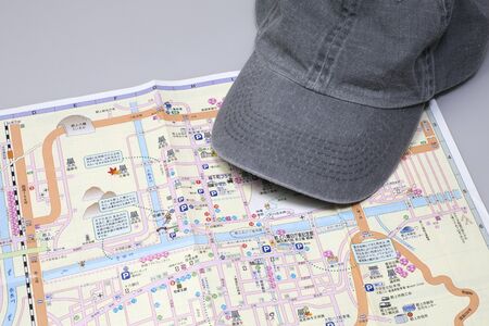 Map and a hat