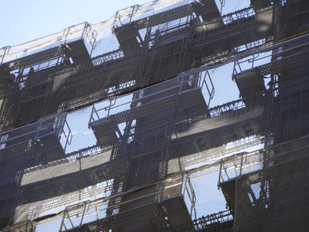 Steel building constructionの写真素材