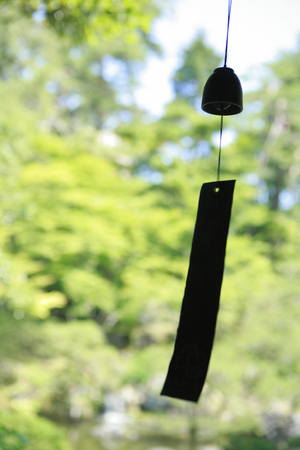 Wind chimesの写真素材