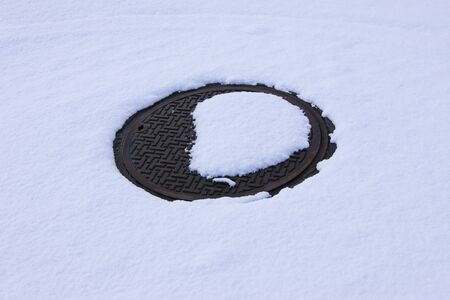 The manholeの写真素材