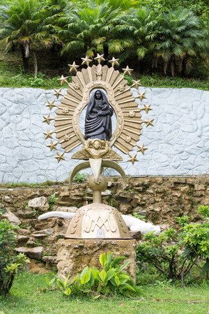 religious statue of the virginの写真素材