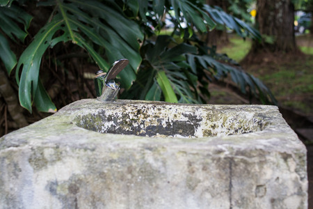 The town's drinking water sourceの写真素材