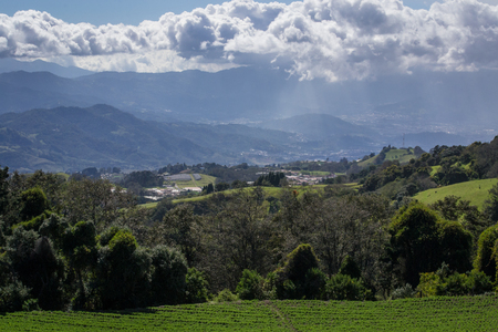 agricultural cultivation in the mountainsの写真素材