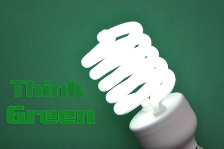 Think green conceptの写真素材