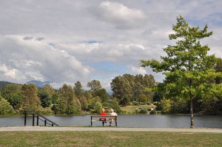 Nature park view の写真素材