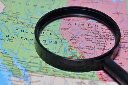 Business travel on the map 
