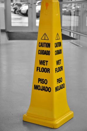 Caution sign の写真素材