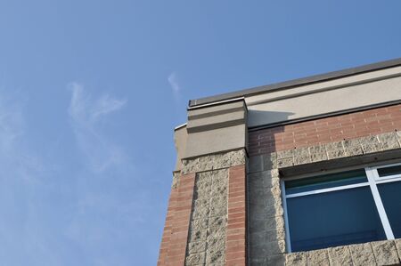 The corner of building 