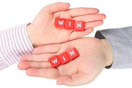 Abstract the best way; both winの写真素材